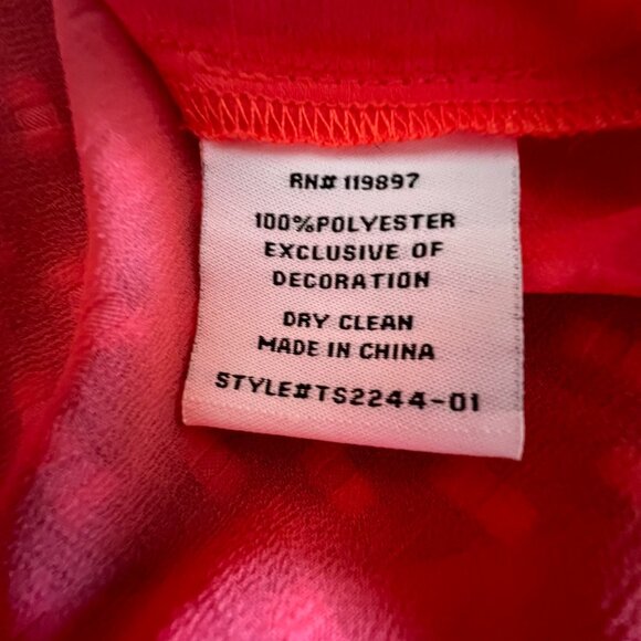 Collective Concepts Top Swiss Dot Peasant Coral Size M - Picture 9 of 9